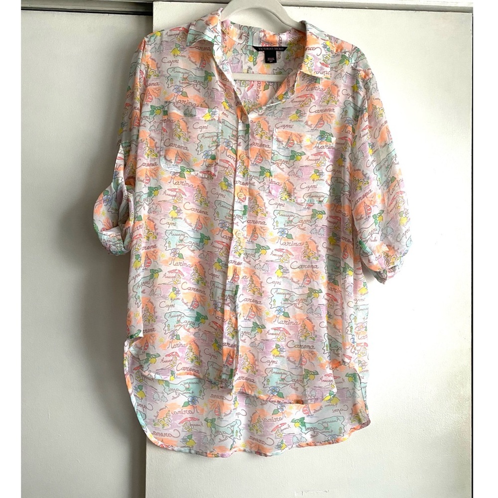 Victoria’s Secret RARE Capri, Carena, Italy Blouse